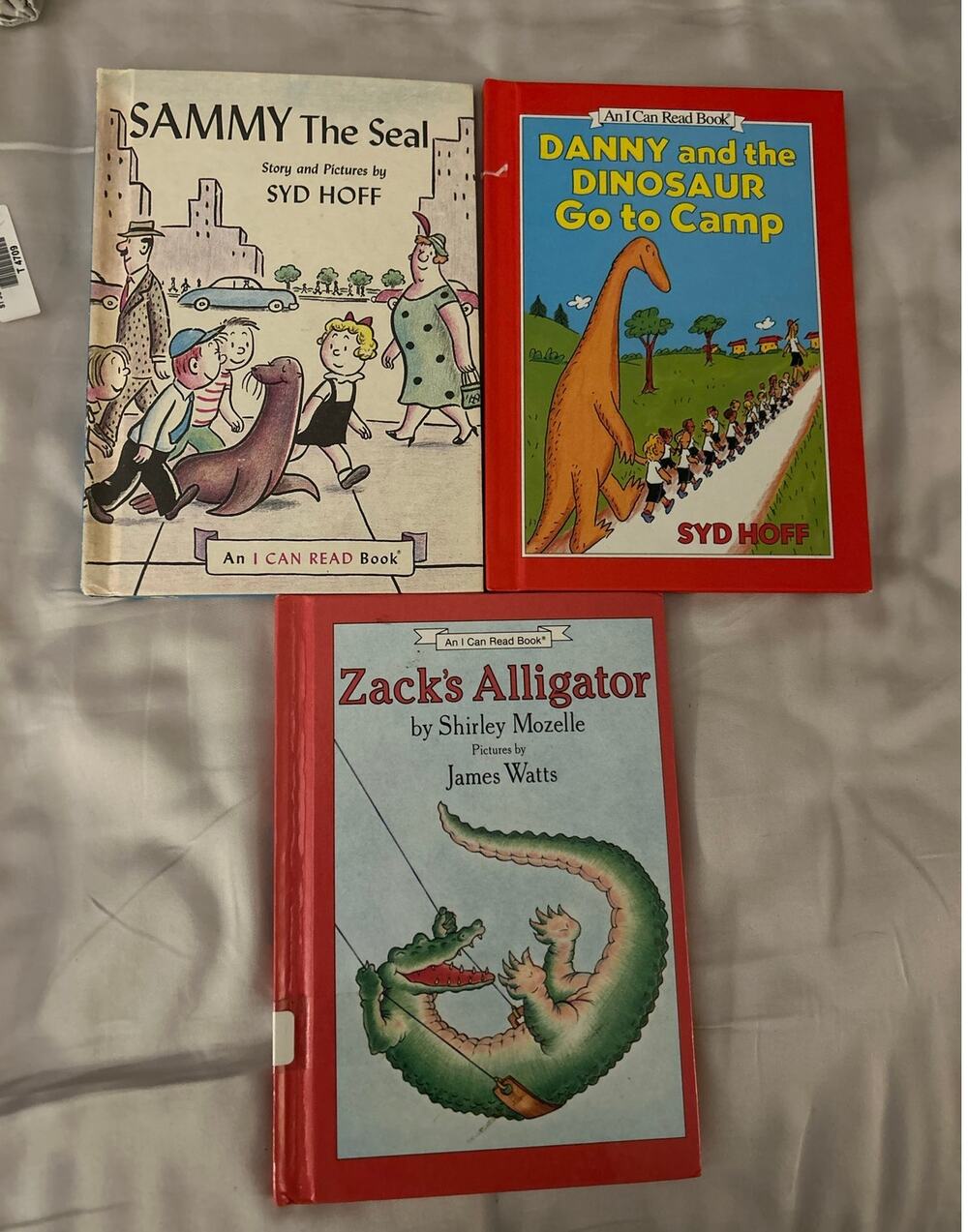 I can read books sammy the seal danny the dinosaur goes to camp zack's alligator